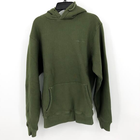 OUTDOOR VOICES Men's Nimbus Hoodie XS Tea Tree Green 100% Cotton Sweatshirt NWT - Picture 3 of 9